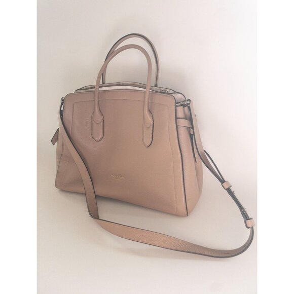 Kate Spade Knott Large Satchel Beige  $398 - Picture 2 of 16